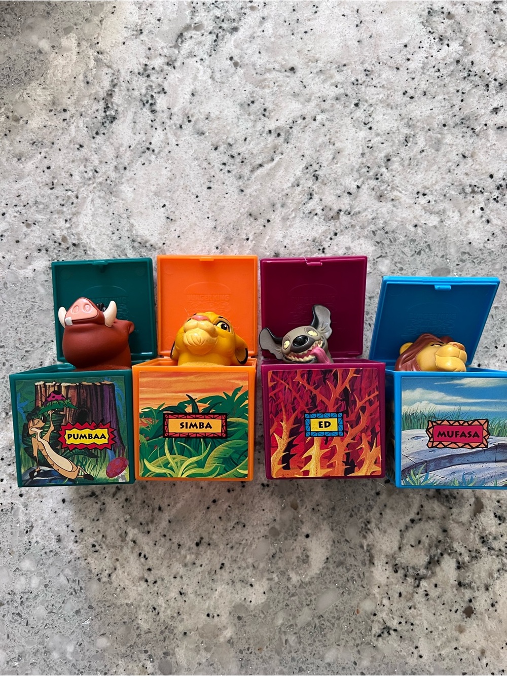 Burger King Disney Lion King meal toys puppets